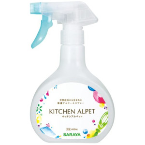 Saraya Kitchen Alpet antibacterial detergent for kitchen surface and dishes 400ml