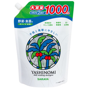 Saraya Yashinomi vaisių, daržovių ir indų ploviklis papildymas 1000ml