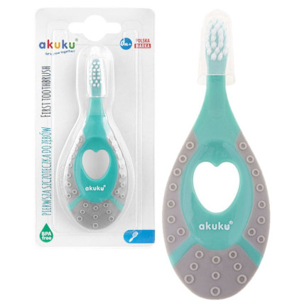 Akuku A0157 dantų šepetėlis 0–2 metų vaikams