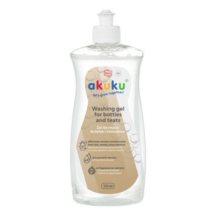 Akuku A0712 Buteliuko ir žinduko valymo gelis 500ml