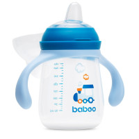 Baboo 8121 Kūdikių gertuvė su silikoniniu snapeliu ir rankenėlėmis