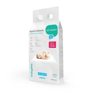 BabyOno 513/12 Paklotai 40x60cm 12vnt