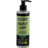 Beauty Jar "Bravocado''-šampūnas kasdieniai plaukų apimčiai su avokadais ir jūros dumblių ekstraktu 250ml