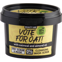 Beauty Jar "Vote for oat!''-odos valiklis-šveitiklis 100g