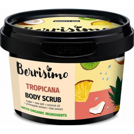 Beauty Jar Berrisimo Tropicana kūno šveitiklis 350g 