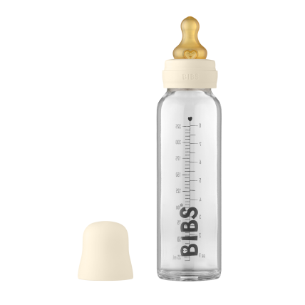 Bibs Stiklinis maitinimo buteliukas 225 ml.