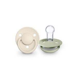 Bibs De Lux Silikoninis čiulptukas  0-36 mėn. (2 vnt.).