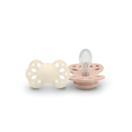 Bibs Infinity Silicone čiulptukas 0-6 mėn 2vnt