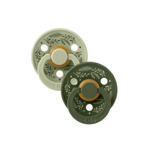 BIBS Retro Colour Natūralaus kaučiuko čiulptukas nuo 6 iki 18 mėnesių 2vnt