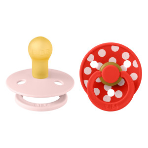 BIBS Studio Colour Natūralaus kaučiuko čiulptukas nuo 6 iki 18 mėnesių 2vnt