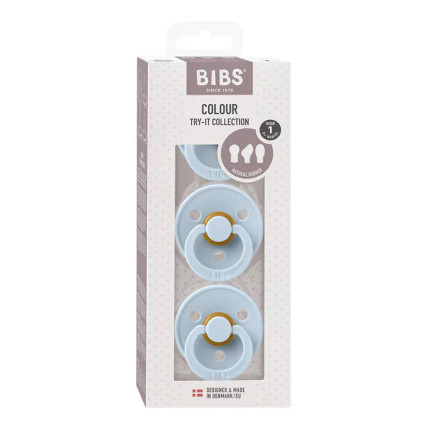Bibs Try-it čiulptukų rinkinys 3vnt Bibs Try-it čiulptukų rinkinys 3vnt