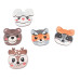 Boobo Toys Face-mix medinių dėlionių rinkinys 5vnt