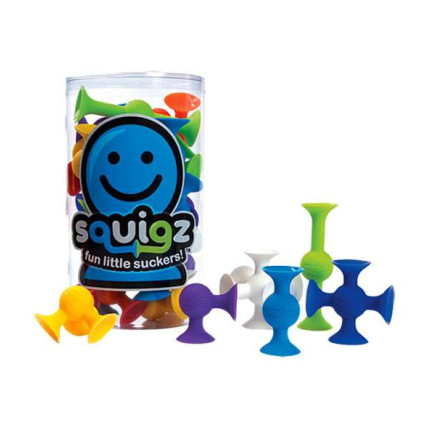 Fat Brain Toys FA088-1 Squigz (22vnt) lipšniukai