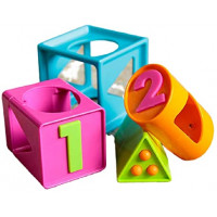 Fat Brain Toys FA179-1 Smarty cube 1 2 3 - gudrutis kubas