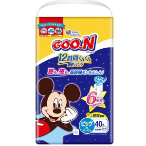 Goo.N Plus Disney Sauskelės-kelnaitės BIG 12–22 kg 40vnt