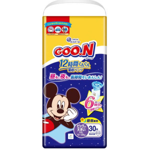 Goo.N Plus Disney Sauskelės-kelnaitės SUPER BIG 13–28 kg 30vnt