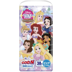 Goo.N Plus Princess Sauskelnės-kelnaitės PBL 12-22kg 38vnt