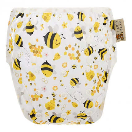 HappyBear Bees daugkartinės plaukimo sauskelnės
