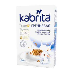Kabrita Grikių košė su ožkų pienu vaikams nuo 4 mėn., 180g