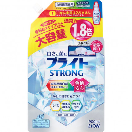 Lion "Bright Strong“ antibakterinio poveikio baliklis, 900ml papildymas