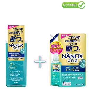 Lion Nanox One Pro Skalbimo gelis 640g + užpildas 1070g