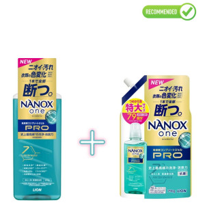 Lion Nanox One Pro Skalbimo gelis 640g + užpildas 790g