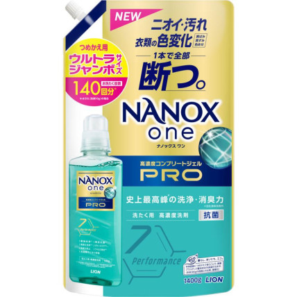 Lion Nanox One Pro Skalbimo gelio užpildas 1400g