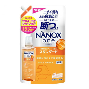 Lion Nanox One Skalbimo gelio nuo įsisenėjusių nešvarumų užpildas 1530g