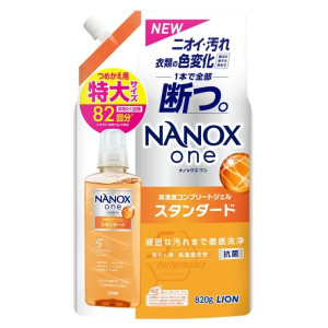 Lion Nanox One Skalbimo gelio nuo įsisenėjusių nešvarumų užpildas 820g