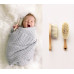 Lullalove Baby šepetys / šukos su natūraliais švelniais šereliais