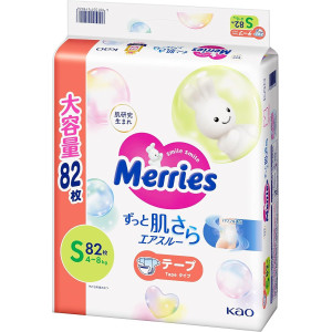 Merries Diapers S 4-8kg 82pcs