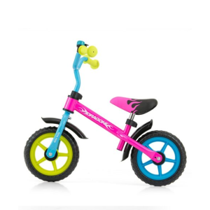 Milly Mally Dragon Vaikiškas balansinis dviratis su metaliniu rėmu