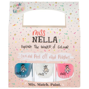 Miss Nella 3 nagų lakų rinkinys