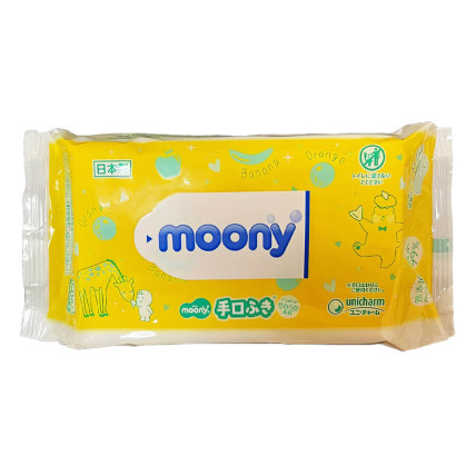 Moony Drėgnos servetėlės 58vnt