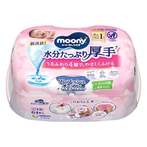 Moony drėgnos servetėlės 64vnt