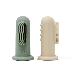 Mushie 2550253 Silikoninis dantų šepetėlis