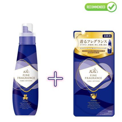 Fafa Story Homme Skalbinių kondicionierius 600ml + užpildas 500ml