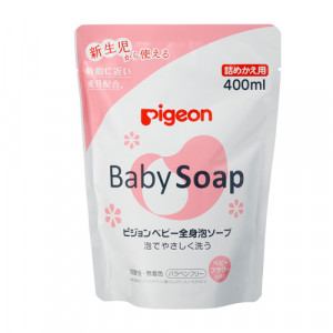 „Pigeon“ kūdikių muilas, skirtas viso kūno prausimui, Flower užpildas 400ml