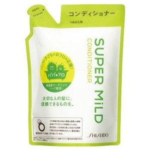 Shiseido Super Mild plaukų kondicionierius su žolelių aromatu, užpildas 400ml