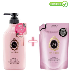 Shiseido MA CHERIE kondicionierius su gėlių-vaisių kvapu  450ml + papildymas 380ml