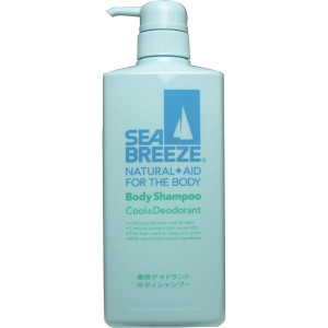 Shiseido Sea Breeze dušo gelis su dezodoruojančiu efektu 600ml