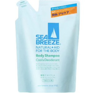 Shiseido Sea Breeze dušo gelis su dezodoruojančiu efektu, užpildas 400ml