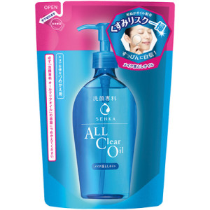 Shiseido "Senka“ aliejinis makiažo valiklis su hialurono rūgštimi užpildas 180ml 