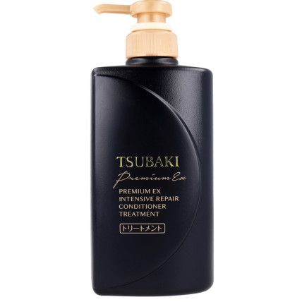 Shiseido Tsubaki Premium EX atstatomasis kondicionierius-kaukė pažeistiems plaukams 490ml