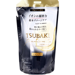Shiseido Tsubaki Premium EX atstatomasis šampūnas pažeistiems plaukams, užpildas 330ml