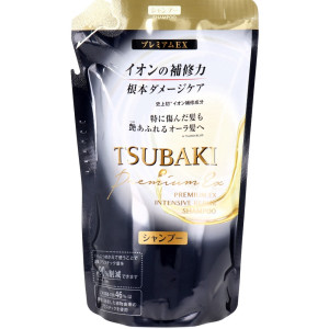 Shiseido Tsubaki Premium EX atstatomasis šampūnas pažeistiems plaukams, užpildas 363ml