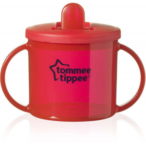 Tommee Tippee First Cup pirmasis puodelis su uždaromu dangteliu, nuo 4 mėnesių, 190 ml