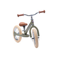 Trybike TBS2GRNVIN Vaikiškas balansinis dviratis su metaliniu rėmu