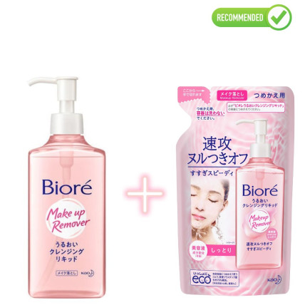 Biore makiažo valiklis 230ml + užpildas 210ml