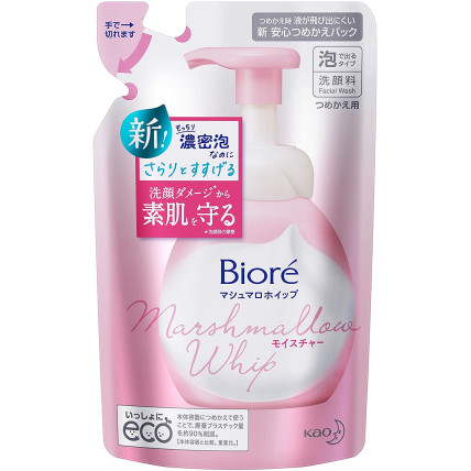 Biore Marshmallow drėkinamosios valomosios putos, užpildas 130ml